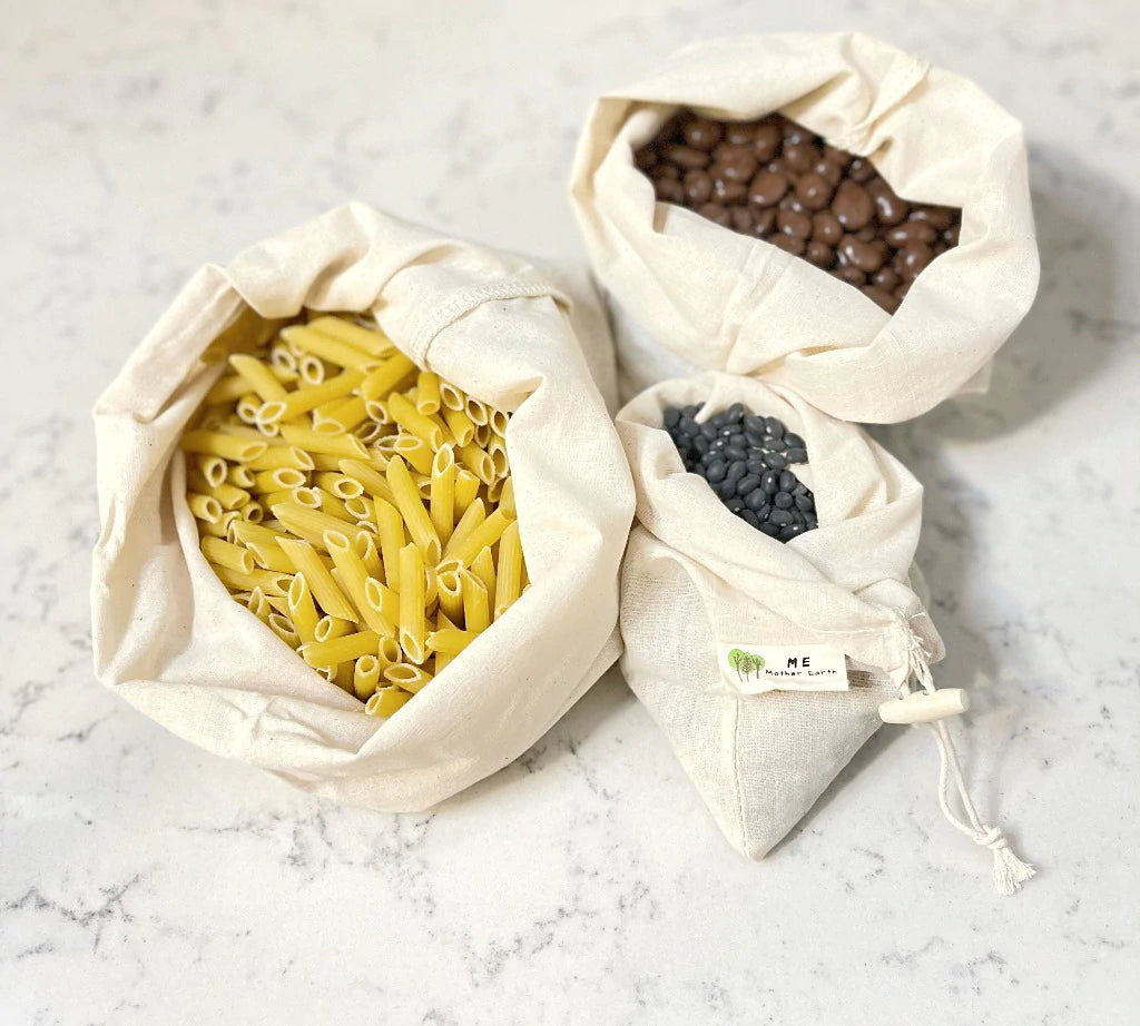 Buy Cotton Muslin Bags- Pack of 3, Reusable Muslin Tea Bags | Kombucha Kamp